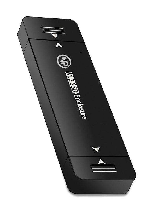 Npo Dk01 Nvme 512 GB USB Type A-USB Type C USB 3.1 Taşınabilir SSD Siyah