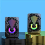 Ultratekno RGB USB Kablolu Mini 1+1 Bilgisayar Hoparlörü