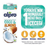 Alpro Laktozsuz Badem & Hindistan Cevizi Sütü 1 lt