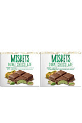 Miskets Dubai Antep Fıstığı-Kadayıf Sütlü Çikolata 100 gr 2'li