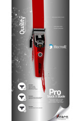 Hector Pro Stock T Blade Saç Sakal 1-3 Başlıklı Islak Kuru Tıraş Makinesi