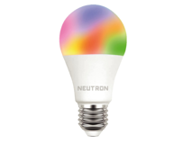 Neutron 11 W Dimmerli Tasarruflu Akıllı Renkli RGB Kumandalı Şarjlı Armut Led Ampul