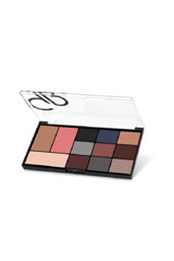 Golden Rose City Style Face&Eye 02 Smokey Toz Mat Far Paleti + Allık + Bronzlaştırıcı + Aydınlatıcı