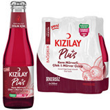Kızılay Plus Karamürverli Çilekli Maden Suyu 6'lı 200 ml