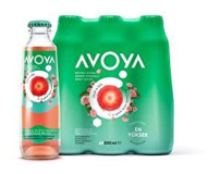Avoya Çilekli Güllü Maden Suyu 6'lı 200 ml
