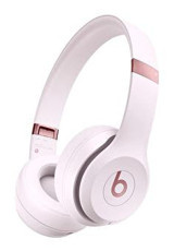 Beats Solo 4 Android & iOS Uyumlu Tek Mikrofonlu Silikonlu Gürültü Önleyici Oyuncu Kablosuz Kulak Üstü Bluetooth Kulaklık Pembe