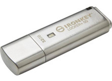 Kingston Ironkey Locker Şifreli USB 3.1 Type A 32 GB Flash Bellek Gümüş