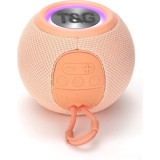 Lebeigo TG337 Işıklı Taşınabilir Pembe Bluetooth Hoparlör