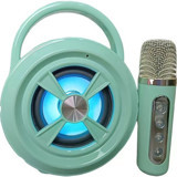 Lebeigo T-701 10 W Işıklı Taşınabilir Yeşil Bluetooth Hoparlör