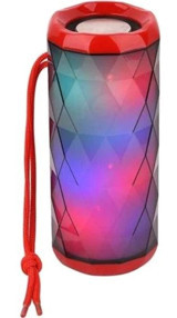 T&G TG167 Işıklı Taşınabilir Kırmızı Bluetooth Hoparlör