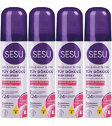 Sesu Hassas Ciltler İçin Tüm Vücut Unisex Tüy Dökücü Sprey 4x150 ml