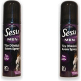 Sesu Tüm Ciltler İçin Tüm Vücut Erkek Tüy Dökücü Sprey 2x150 ml