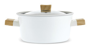 Karaca Swiss Crystal Creamy Wood Tencere 24 Cm