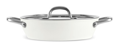 Karaca x Refika Birgül Swiss Crystal Creamy Metal Karnıyarık Tencere 30 Cm