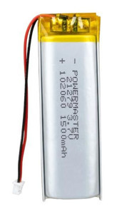 Powermaster 102060 21279 3.7 V 1500 mAh Lityum Polimer Kare Şarjlı Pil