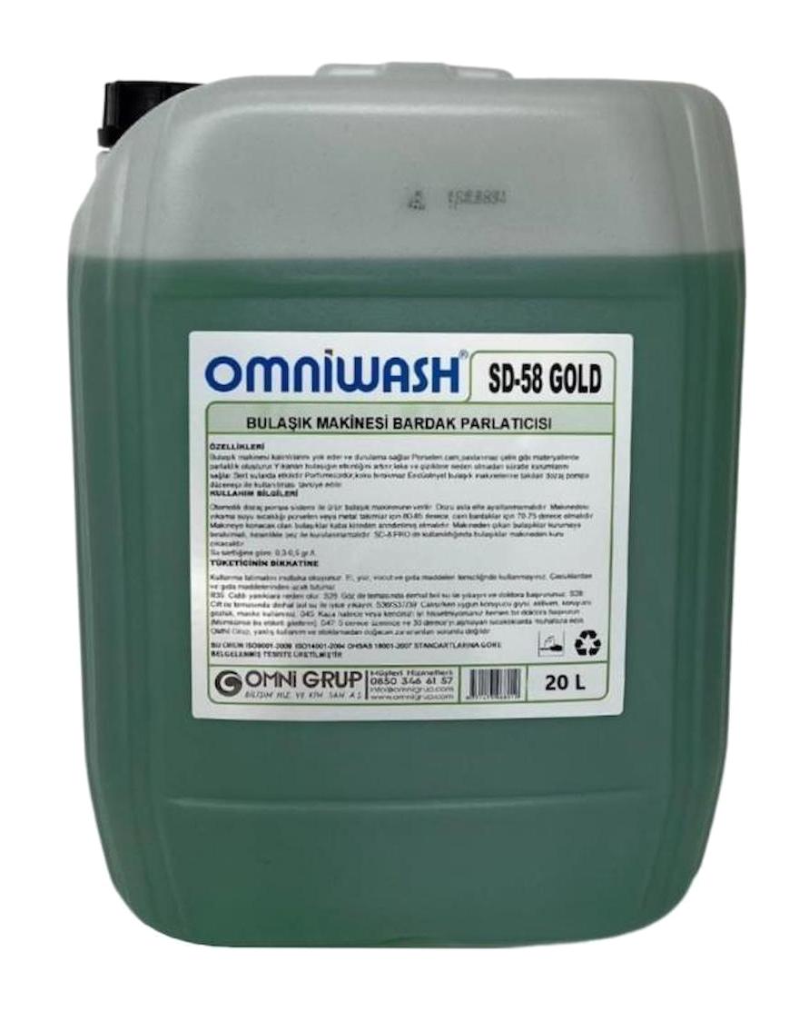 Omniwash SD-58 Gold Bulaşık Makinesi Parlatıcısı 20 lt