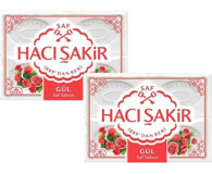 Hacı Şakir Organik Gül Katı Sabun 8x150 gr