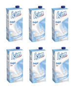İçim Yarım Yağlı Laktozlu Sade İnek Süt 6x1 lt