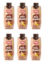 Dimes Milkshake Laktozlu Muzlu-Kurabiyeli İnek Süt 6x310 ml