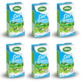 Sütaş Yarım Yağlı Laktozlu Sade İnek Süt 6x1 lt