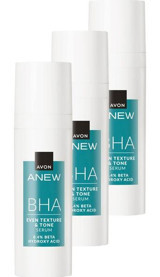 Avon Anew Bha Even Tone&Texture C Vitaminli Jel Yüz Serumu 3x30 ml
