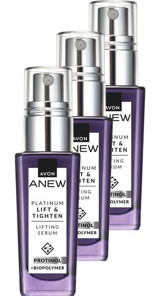 Avon Anew Platinum Lift&Tighten Lifting Jel Yüz Serumu 3x30 ml