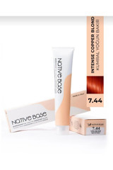 Native Base 7.44 Kumral Yoğun Bakır Organik Krem Saç Boyası 100 ml