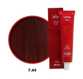 Alix 7.44 Kumral Yoğun Bakır Tüp Saç Boyası 60 ml