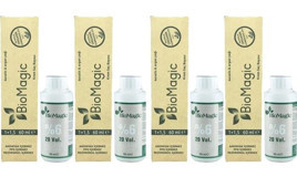 Biomagic Oksidan 55.07 Yoğun Çikolata Kahve Organik Amonyaksız Vegan Krem Saç Boyası 4x60 ml