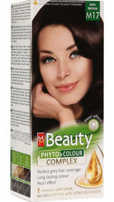 Mm Beauty Bitkisel M17 Koyu Kahve Organik Krem Saç Boyası 50 ml
