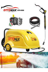 Ottomax Otx-200 5000 W Tekerlekli 200 bar Elektrikli Basınçlı Yıkama Makinesi