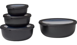 Mepal Set Cirqula Round Yuvarlak Plastik Saklama Kabı 4'lüx