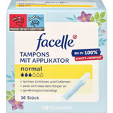 Facelle Aplikatörlü Normal Tampon 16'lı