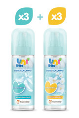 Uni Baby Bebeksi Dokunuş-Çiçeksi Ferahlık Sprey Bebek Kolonyası 6x150 ml