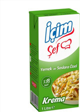 İçim Şef %18 Yağlı Yemeklik Krema 5x1 lt