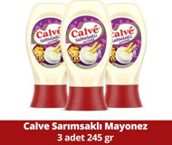 Calve Sarımsaklı Mayonez 3x245 gr