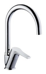 NSK Visia Plus N3063602 Çift Girişli Aç Kapa Eviye Bataryası Krom