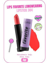 Callista Favorite Longwearing Tangerino 304 Kalıcı Saten Krem Lipstick Ruj