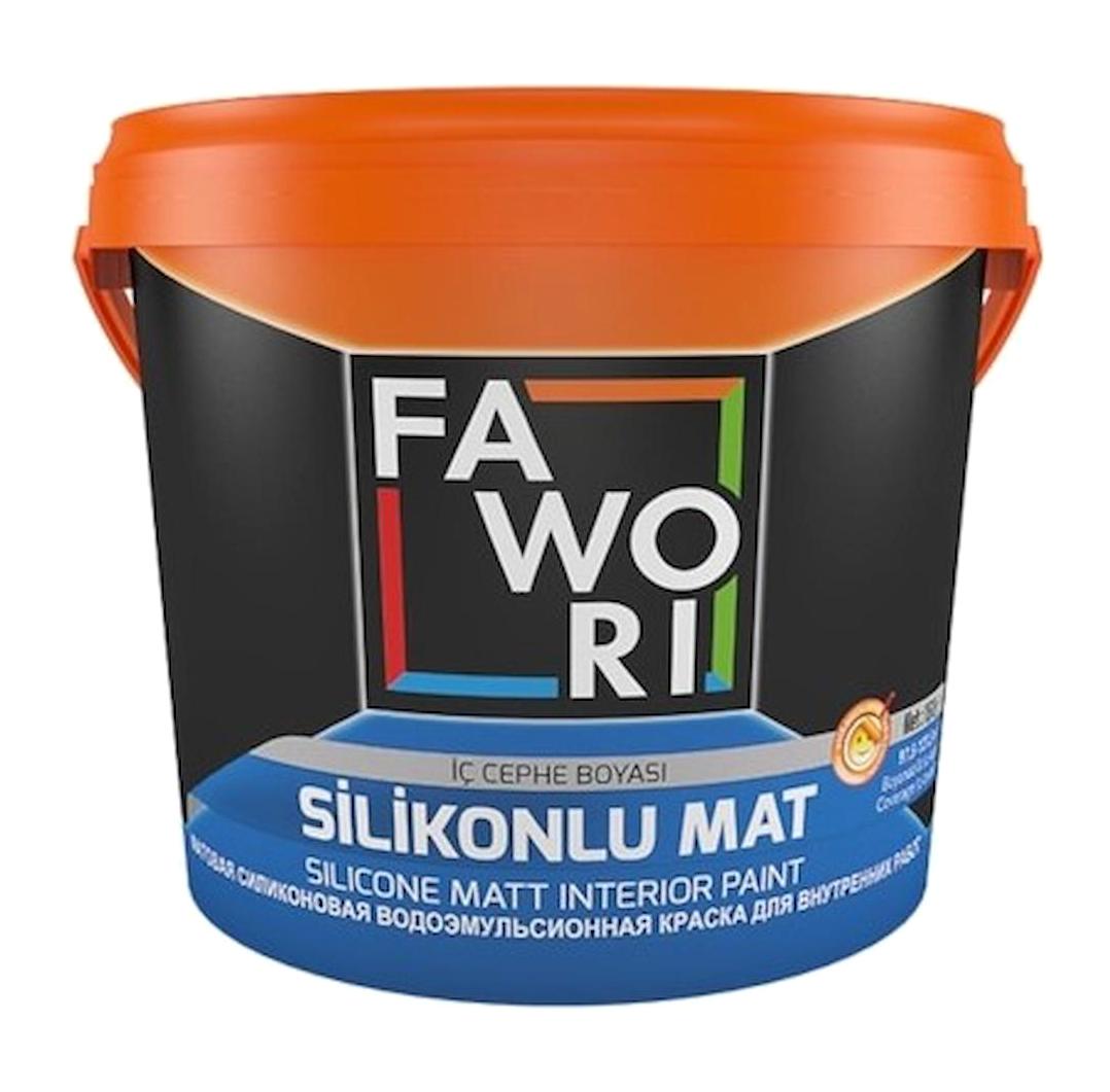Fawori Su Bazlı Plastik Mat İç Cephe Boyası 15 lt Açık Mavi