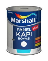 Marshall Panel Kapı Su Bazlı Plastik Yarı Mat İç Cephe Boyası 2.5 lt Gelin Teli