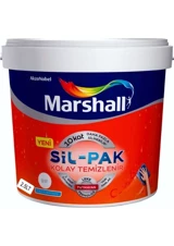 Marshall Sil-Pak Su Bazlı Plastik Yarı Parlak İç Cephe Boyası 2.5 lt Lokum