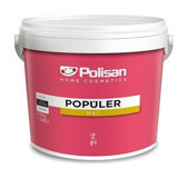 Polisan Popüler Su Bazlı Plastik Mat İç Cephe Boyası 10 kg İstanbul Beji