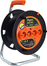 Bylion MK4025 3500 W Kalın Akım Korumalı 4'lü 40 m Makaralı Uzatma Kablosu Siyah