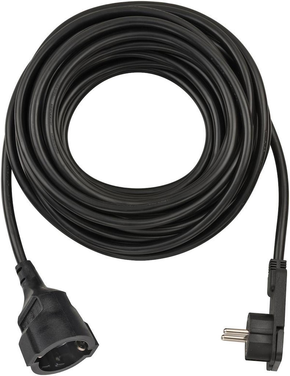 Brennenstuhl Comfort Line-IP20 3500 W Kalın Topraklı 1'li 10 m Uzatma Kablosu Siyah
