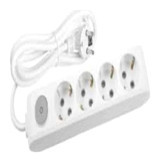 Viko Multi Let 3500 W Kalın Topraklı 4'lü 3 m Uzatma Kablosu Beyaz