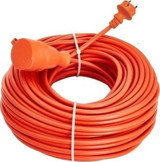 Bylion 3000 W Kalın 1'li 10 m Uzatma Kablosu Turuncu