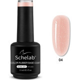 Schelab 4 Pembe Kalıcı Simli Parlak Oje