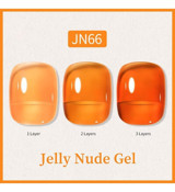 Born Pretty JN66 Turuncu Kalıcı Jelly Oje