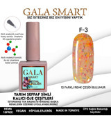 Gala Smart F3 Çok Renkli Kalıcı Simli Oje
