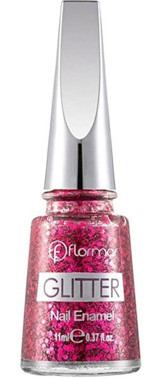 Flormar Glitter Ruby Light 3 Pembe Simli Glitter Oje
